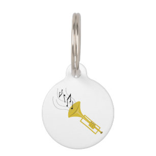 Playing Trumpet Pet Tag