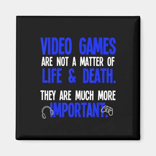 Playing Video Games Fun PC Console Gamer Geek 1 Magnet (Front)