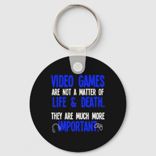 Playing Video Games Funny Pc Console Gamer Geek  Key Ring