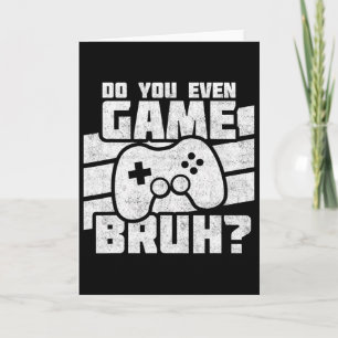 Playing Video Games - Pc Console Gaming - Funny Vi Card