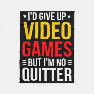 Playing Video Games - Video Gamer Meme - Funny Vid Fleece Blanket