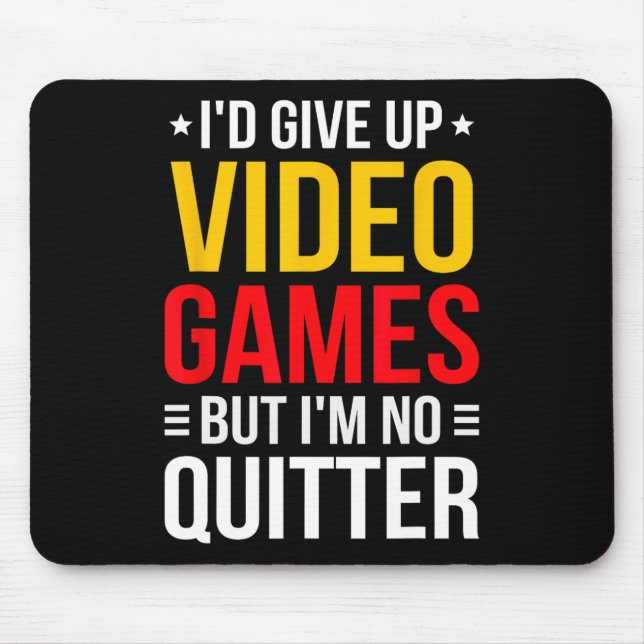 Playing Video Games - Video Gamer Meme - Funny Vid Mouse Pad (Front)