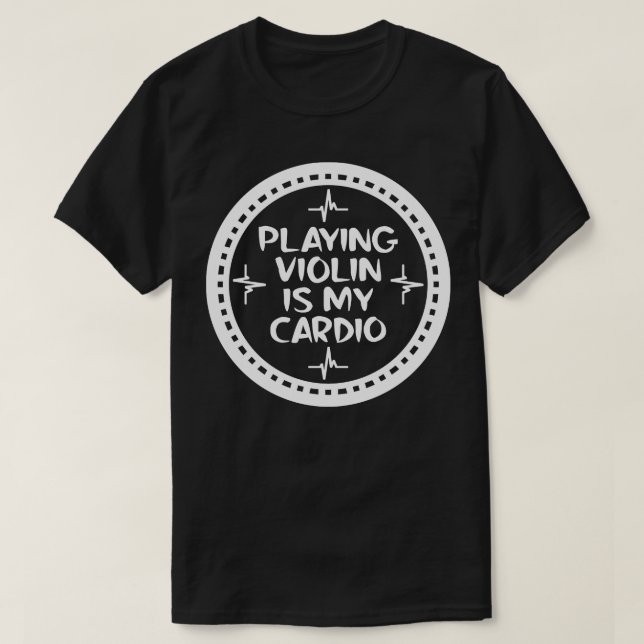 Playing Violin Is My dio T-Shirt (Design Front)