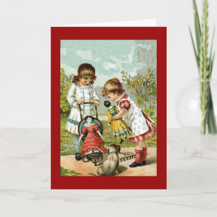 Playing With Dolls Card