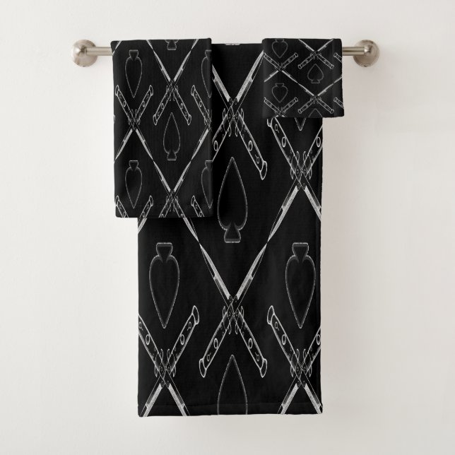 Playing with Knives Bath Towel Set (Insitu)