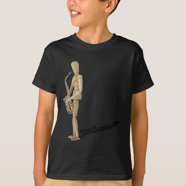 PlayingTheSaxophone020511 T-Shirt (Front)