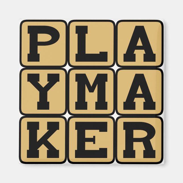Playmaker, Sports Star or Playwright Magnet (Front)