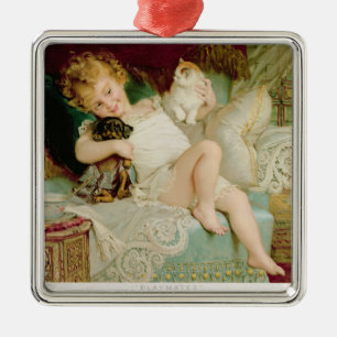Playmates, from the Pears Annual, 1903 Metal Tree Decoration