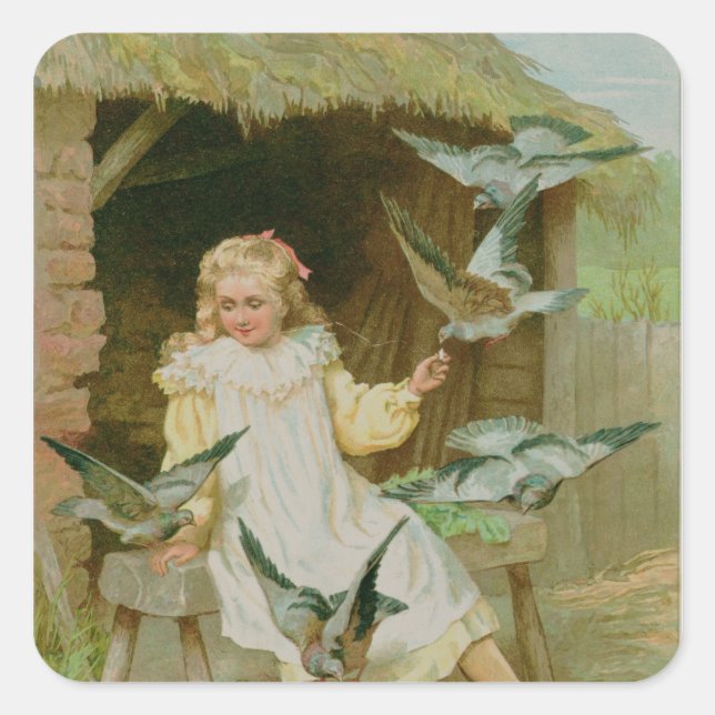 Playmates Square Sticker (Front)