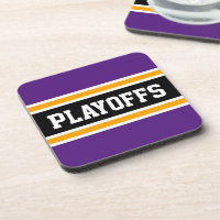 PLAYOFFS Sporty Bold Purple Yellow Black Stripes