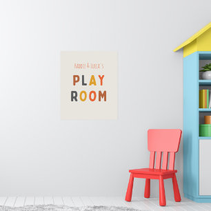 playroom Custom personalized Poster & Prints