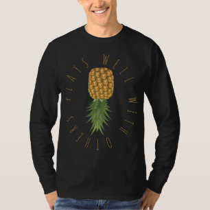 Plays Well With Others Upside Down Pineapple Hawai T-Shirt