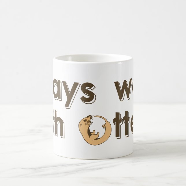 Plays Well With Otters Mug (Center)