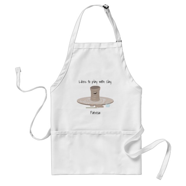 Plays With Clay Apron (Front)
