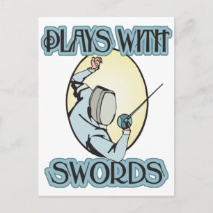 Plays with Swords Postcard