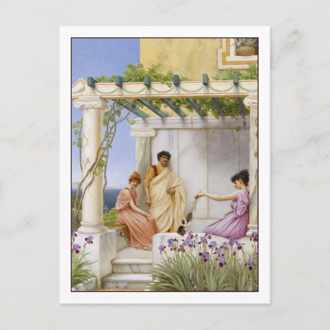 Playtime by John William Godward Postcard (Front)