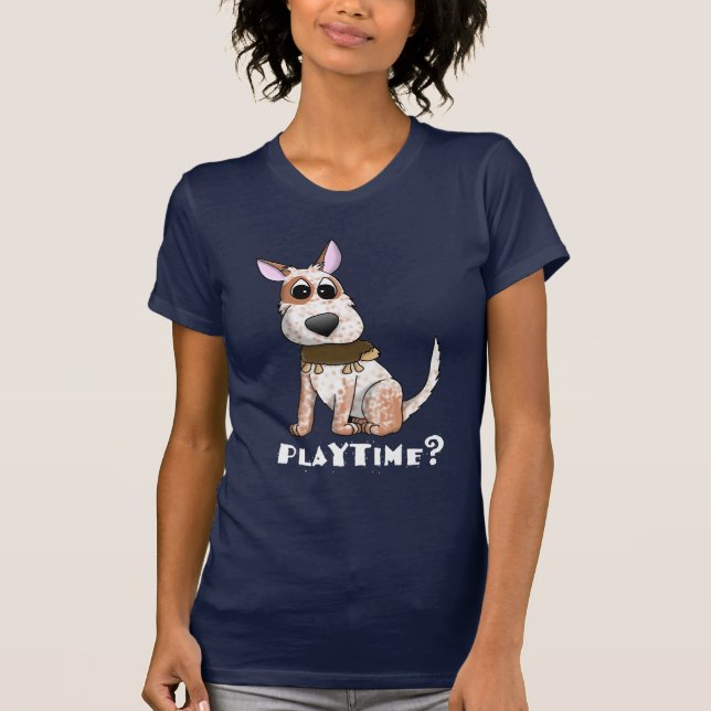 Playtime Cartoon Red Heeler T-Shirt (Front)