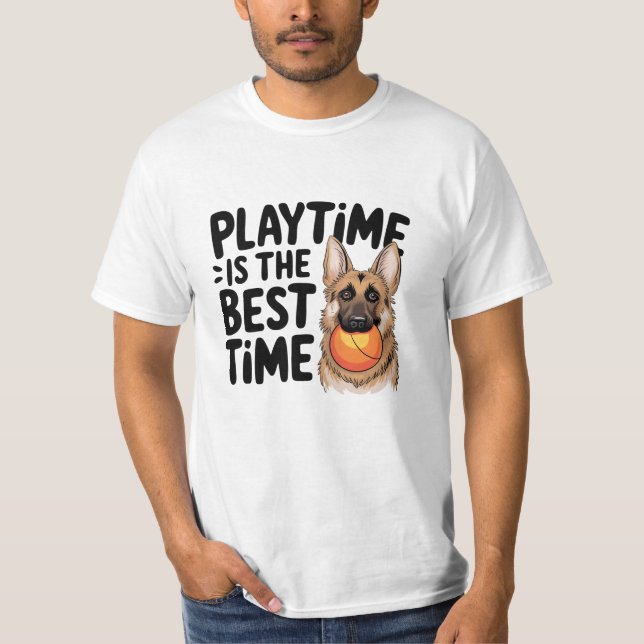 Playtime is the Best Time T-Shirt (Front)