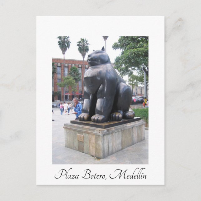 Plaza Botero, Medellin, Colombia Postcard (Front)
