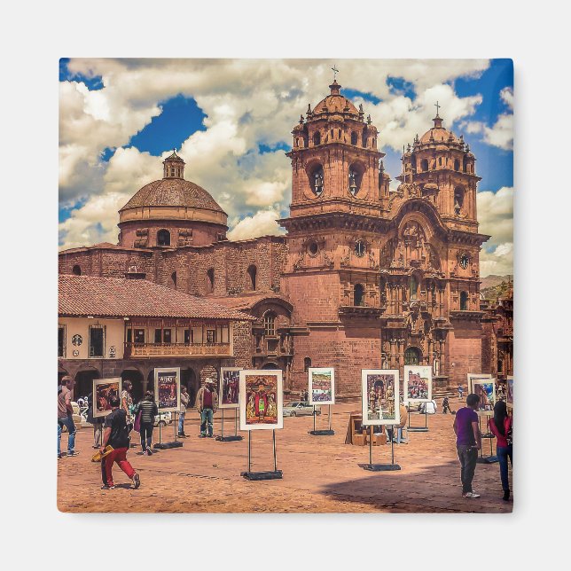 Plaza de Armas, Cusco Peru Magnet (Front)