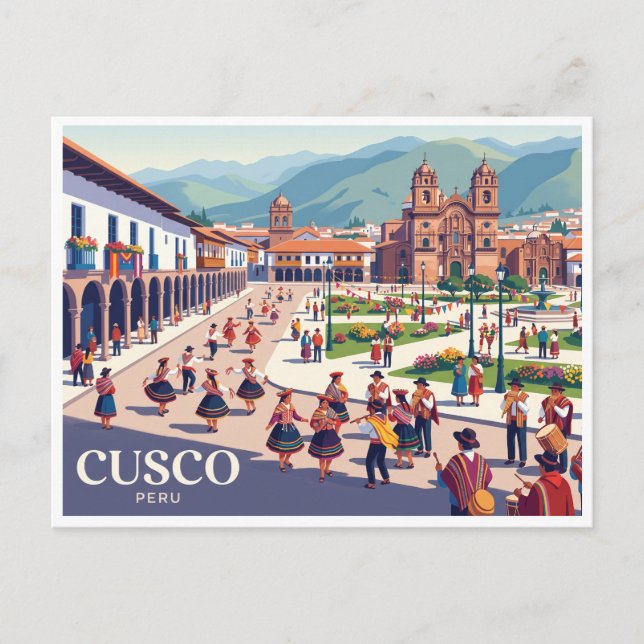 Plaza de Armas, Cusco Peru Postcard (Front)