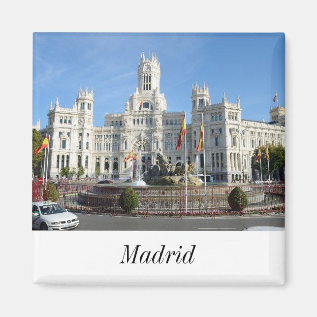 Plaza de Cibeles, Madrid Magnet (Front)