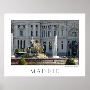 Plaza de Cibeles, Madrid Poster
