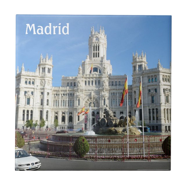 Plaza de Cibeles, Madrid Tile (Front)