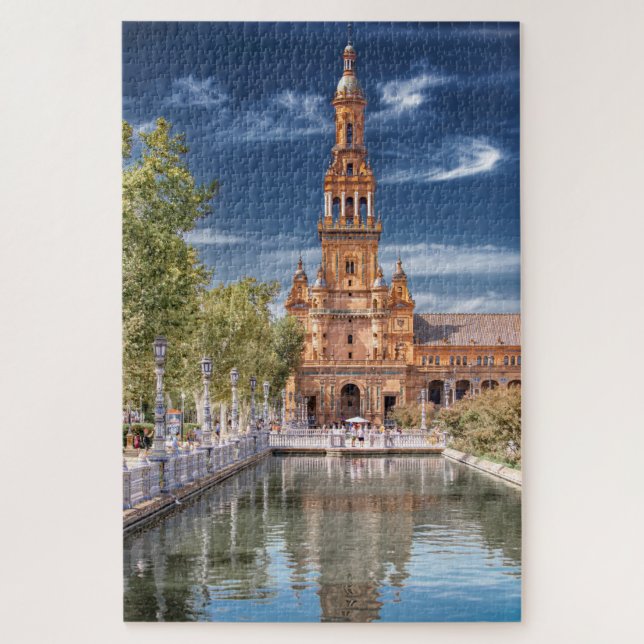 Plaza de España in Sevilla, Spain Jigsaw Puzzle (Vertical)