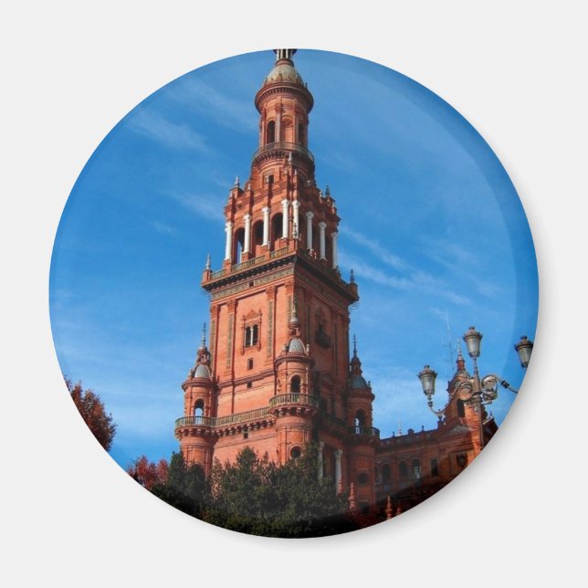 Plaza De Espana Magnet (Front)