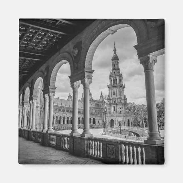 Plaza de Espana Magnet: Seville Magnet (Front)