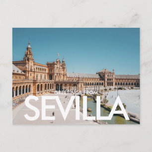 Plaza de España, Sevilla, Spain Postcard