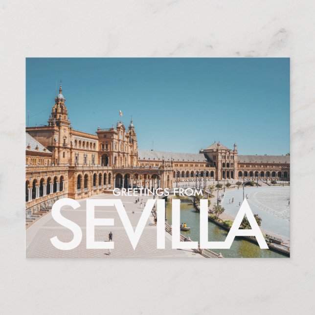 Plaza de España, Sevilla, Spain Postcard (Front)