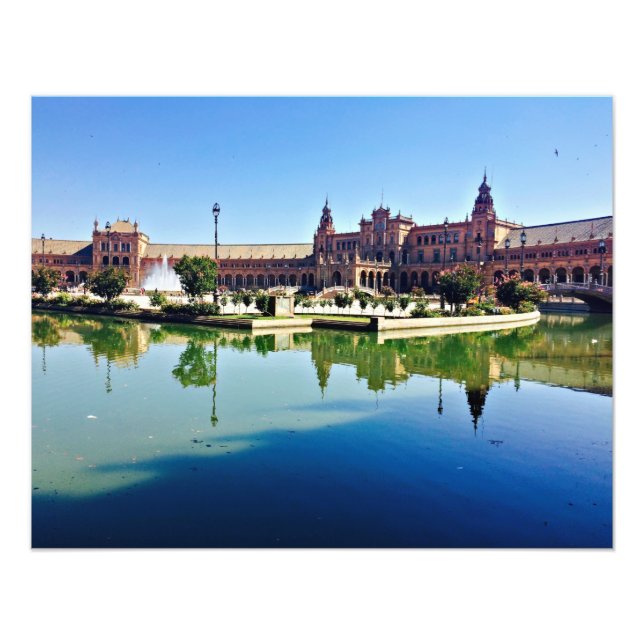 Plaza de España Seville Photo Print (Front)
