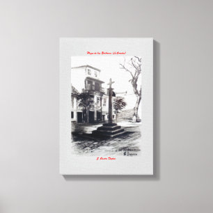 Plaza de las Bárbaras (A Coruña) Canvas Print