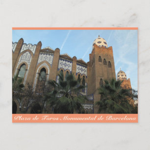 Plaza de Toros Monumental, Barcelona, Postcard