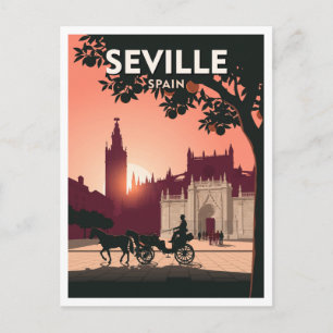 Plaza del Triunfo, Seville Spain Gift Postcard
