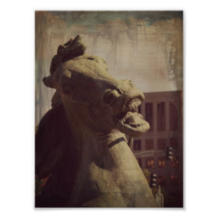 Plaza Horse Photo Print