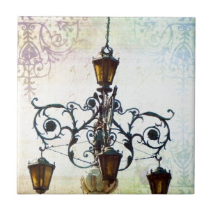 Plaza Light With Pastel Background Tile