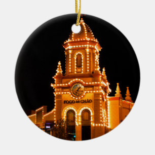 Plaza Lights Ceramic Tree Decoration
