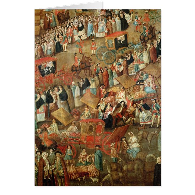 Plaza Mayor in Mexico, detail of carriages (Front)