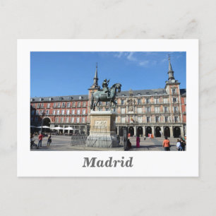 Plaza Mayor, Madrid Postcard