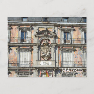 Plaza Mayor, Madrid Postcard