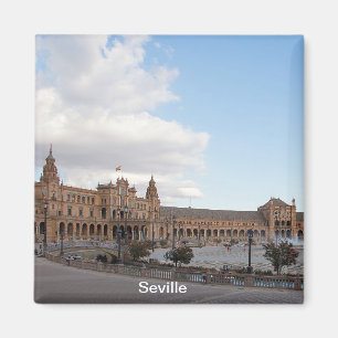 Plaza of Spain in Seville Magnet