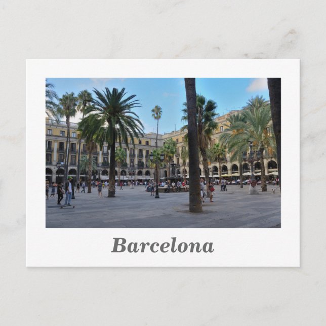 Plaza Real Postcard (Front)