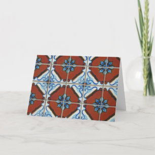 Plaza Tile Detail Birthday Card