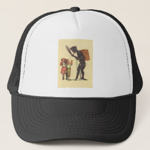 Pleading With Krampus Trucker Hat