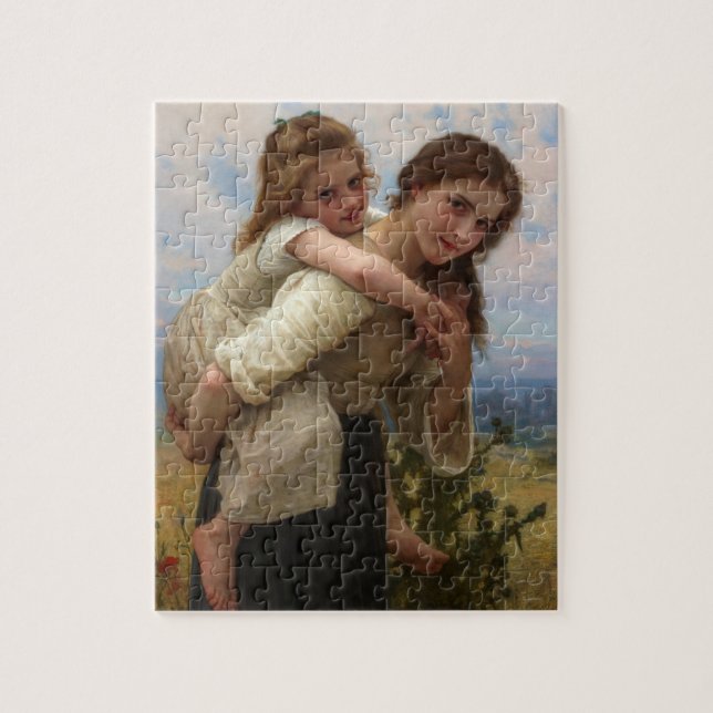 Pleasant Burden by William Adolphe Bouguereau Jigsaw Puzzle (Vertical)