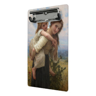 Pleasant Burden by William Adolphe Bouguereau Mini Clipboard