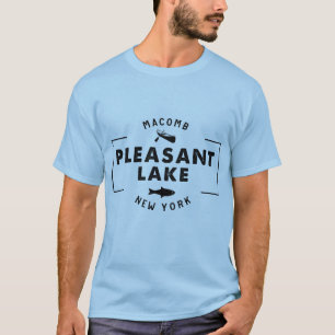Pleasant Lake Blue Men's Tie-Dye T-Shirt